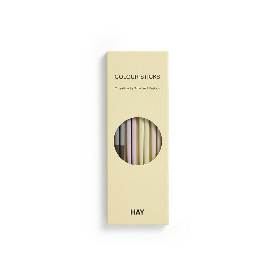 Colour spisepinde, 4 sæt – Pastel